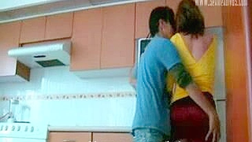 Chesty Brazilian mom takes XXX dick of her daughter's boyfriend