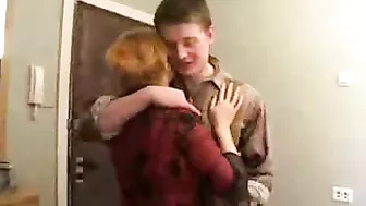 Young guy enjoys welcoming XXX pussy of his uncle's mature wife Young guy enjoys welcoming XXX pussy of his uncle's mature wife