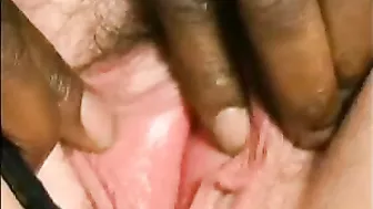 Young black hunk loses control and sticks XXX prick into fat cunt