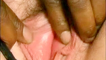 Young black hunk loses control and sticks XXX prick into fat cunt