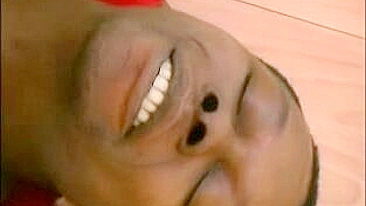 Young black hunk loses control and sticks XXX prick into fat cunt