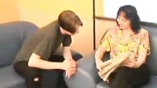 Horny teen stud rushes to fuck his best friend's seductive XXX mom