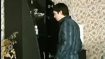 Mom catches stepson stealing alcohol and punishes him in XXX way