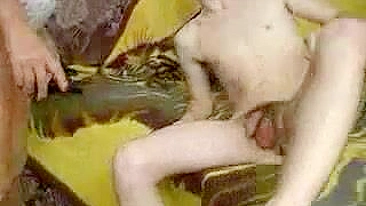 Mom licks stepson's sweet dick and gets fucked in homemade XXX clip