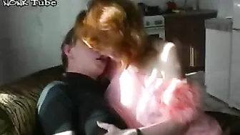 Ginger mom in sexy outfit fucks hubby's younger cousin in XXX clip Ginger mom in sexy outfit fucks hubby's younger cousin in XXX clip