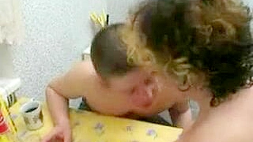 Experienced mom uses her moist XXX vagina to heal wasted stepson