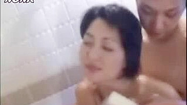 Filthy Japanese XXX mom loses control and fucks daughter's boyfriend