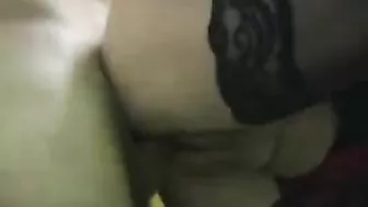 Kinky Russian XXX mom gets drilled by two hunks in public place