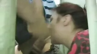 Kinky Russian XXX mom gets drilled by two hunks in public place