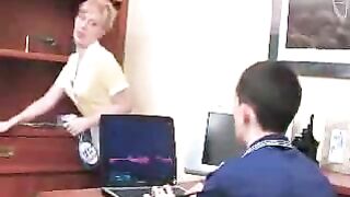 Russian student prefers fucking his Russian XXX maid to studying