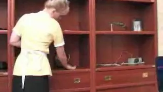 Russian student prefers fucking his Russian XXX maid to studying