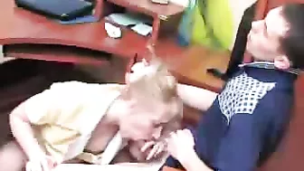 Russian student prefers fucking his Russian XXX maid to studying