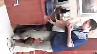 Russian student prefers fucking his Russian XXX maid to studying