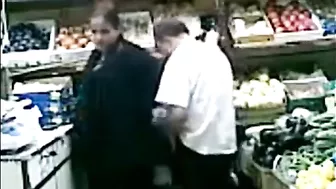 Perverted shop owner copulates with shameless Arab mom in public
