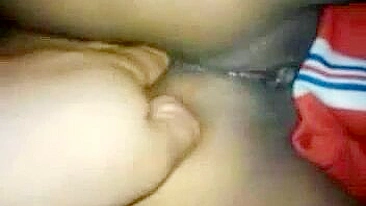 Close-up Arab video of amateur mom moaning during intense pussyfuck