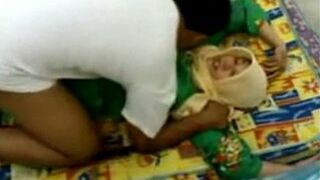 Young Muslim girl becomes mom during painful defloration by Arab man