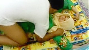 Young Muslim girl becomes mom during painful defloration by Arab man