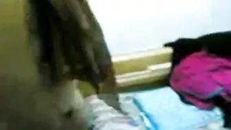 Amateur Arab dude fucks slutty naked mom in front of the camera