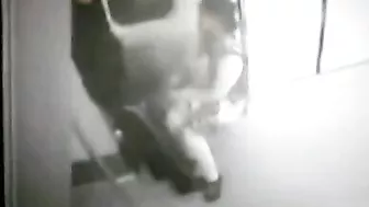 Totally shameless Arab mom is caught blowing man's cock in the metro