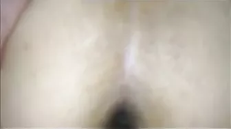 Stud sticks his hairy Arab dick into mom's pussy and ass in POV