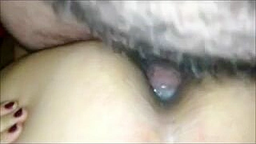 Stud sticks his hairy Arab dick into mom's pussy and ass in POV