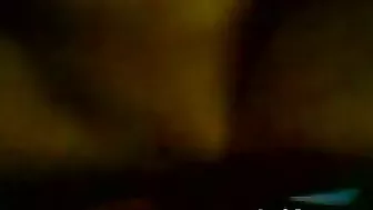 POV-style Arab video of horny mom skillfully blowing BF's boner