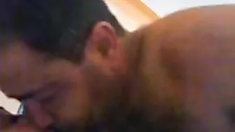 Busty mom is more that ready to take Arab man's cock after shower