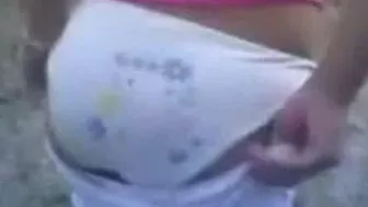 Slutty mom gets her body covered with cum of Arab cousin outdoors Slutty mom gets her body covered with cum of Arab cousin outdoors