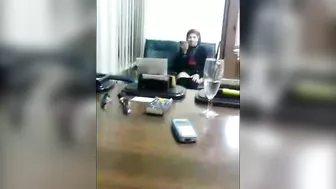Elated Arab boss seduces sexy mom on having quick sex in the office