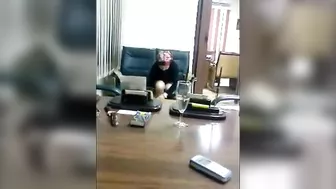 Elated Arab boss seduces sexy mom on having quick sex in the office