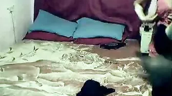 Lustful Arab male uses hot mom's and stepdaughter's twats in 3some