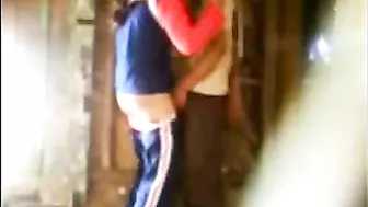 Amateur porn of Arab guy sticking cock into mom's twat in the shed