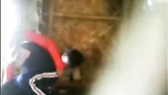 Amateur porn of Arab guy sticking cock into mom's twat in the shed