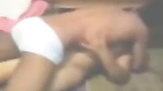 Two men share awesome Arab mom in a threesome for amateur video