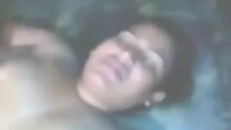 Two men share awesome Arab mom in a threesome for amateur video