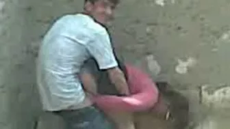 Arab guy loses his virginity with experienced mom on cam outdoors