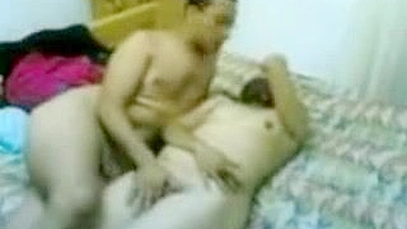 Arab mom becomes a slut for her kinky husband's friend on camera