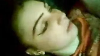 Hot Arab threesome of lustful mom taking dicks of two horny guys