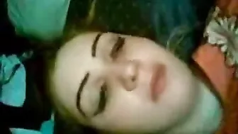 Hot Arab threesome of lustful mom taking dicks of two horny guys