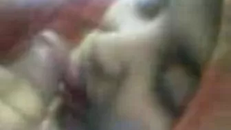 Man records filthy Arab mom in hijab blowing his cock in the car