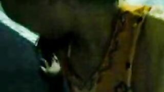 Arab mom hides her face unwilling to be recorded during having sex