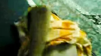 Arab mom hides her face unwilling to be recorded during having sex