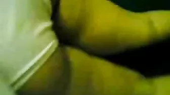 Arab mom hides her face unwilling to be recorded during having sex