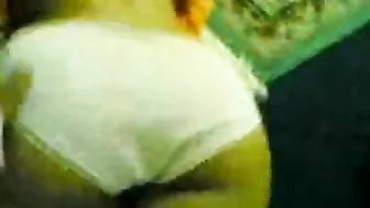 Arab mom hides her face unwilling to be recorded during having sex