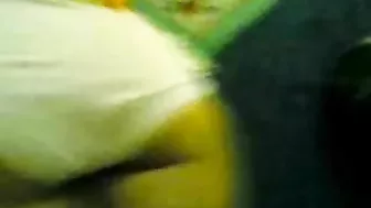 Arab mom hides her face unwilling to be recorded during having sex