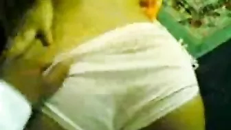 Arab mom hides her face unwilling to be recorded during having sex