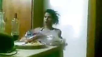 Arab home party ends up with stripping and having orgy with hot moms