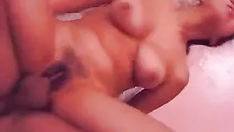 Swanky naked mom spreads legs for pussyfuck and anal with Arab man