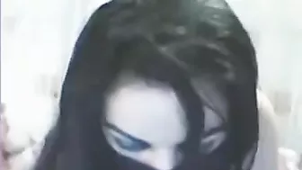 Hot Arab mom takes off sexy lingerie and gets on top of the cock Hot Arab mom takes off sexy lingerie and gets on top of the cock