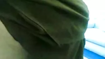 Insatiable man sticks cock into amateur Arab mom's smooth pussy